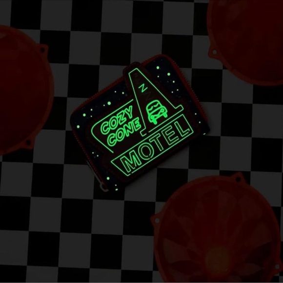 Loungefly Disney Pixar Moments Cars Cozy Cone Mini Backpack & Wallet Set - Picture 9 of 13